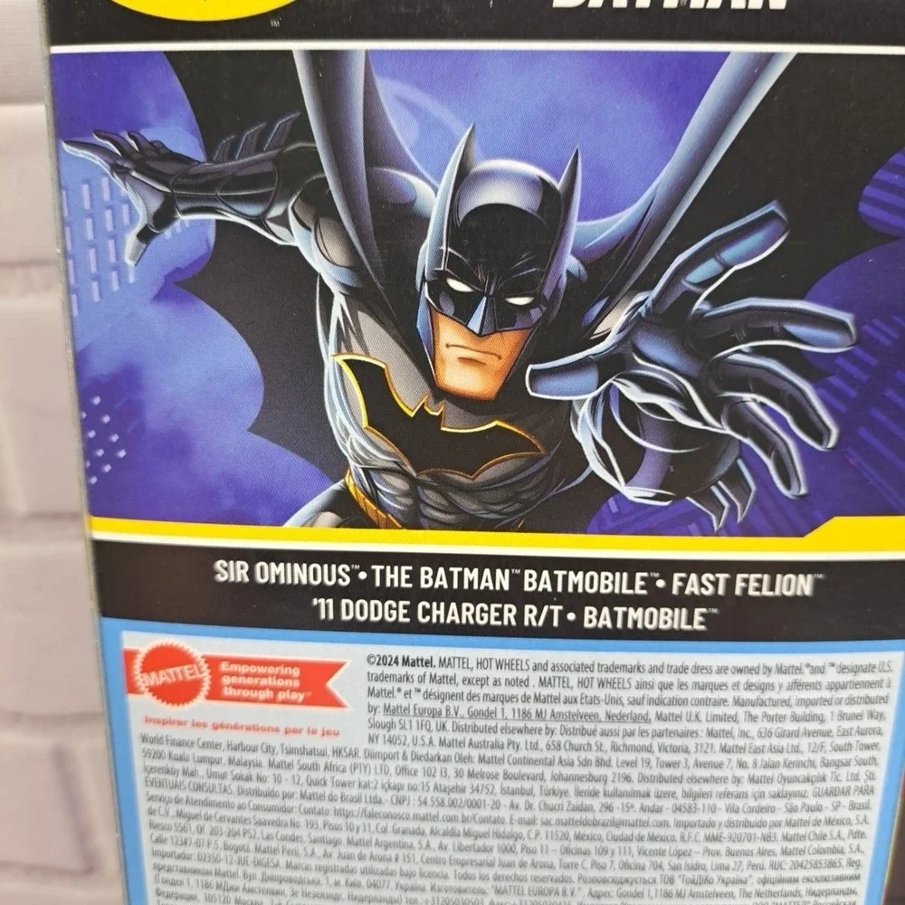 Lot Of 2, Hot Wheels Batman 5 Pack Batmobile Harley Joker Mr Freeze Penguin